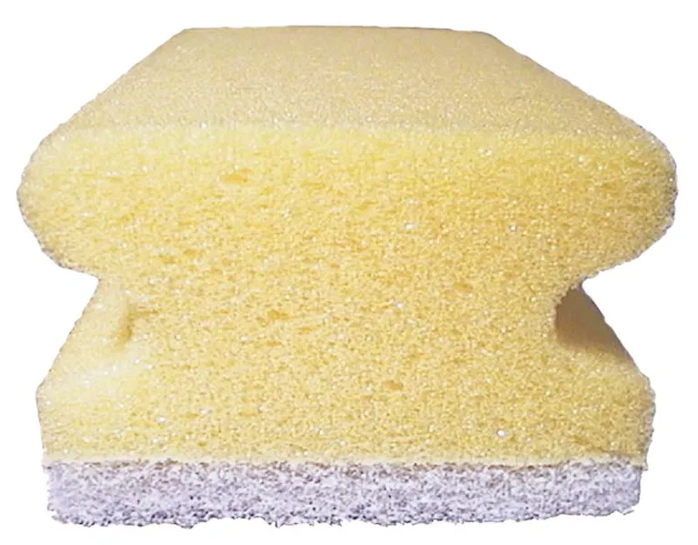 Küürimissvamm kollane valge alus 7,5x15cm