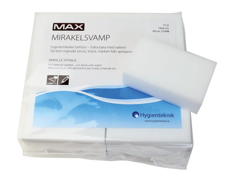 Pesusvamm melamiin HT MAX 10x6cm 12tk/pk