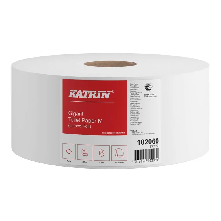 Tualettpaber Gigant S1 Katrin Basic  150m/rl, 12rl/kotis (Poola)