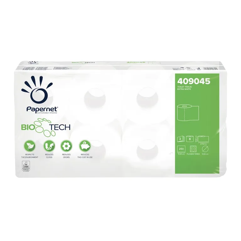 WC-paber BioTech, 3-k (8x9x27,5m)