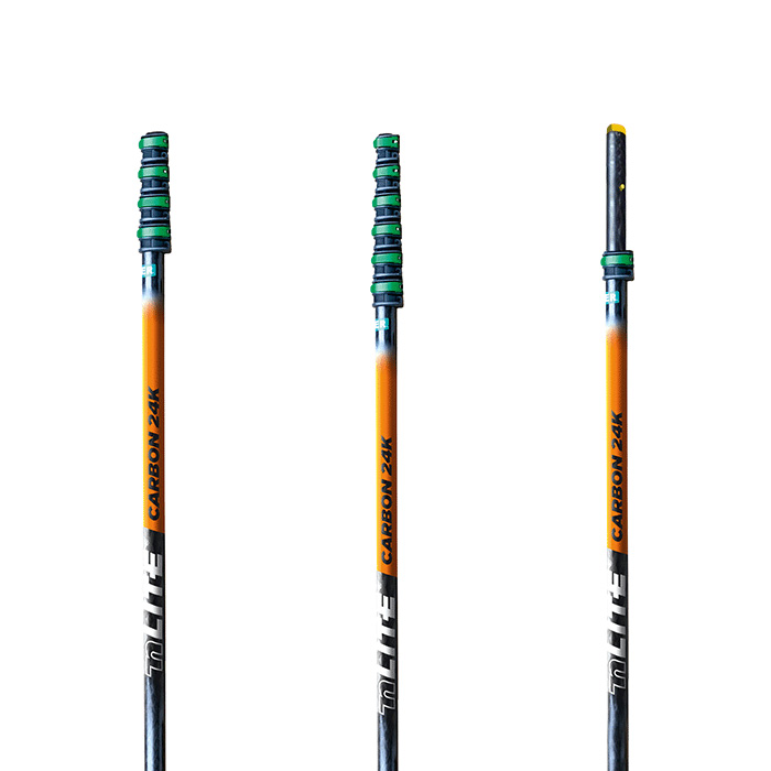 Teleskoopvars HiFlo nLite Carbon 24K Main 8,6m (1,7m) 6-osa