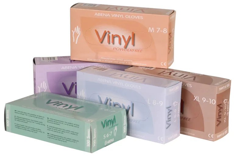 Kindad vinüül puudrita 100tk/pk 8-9 L 