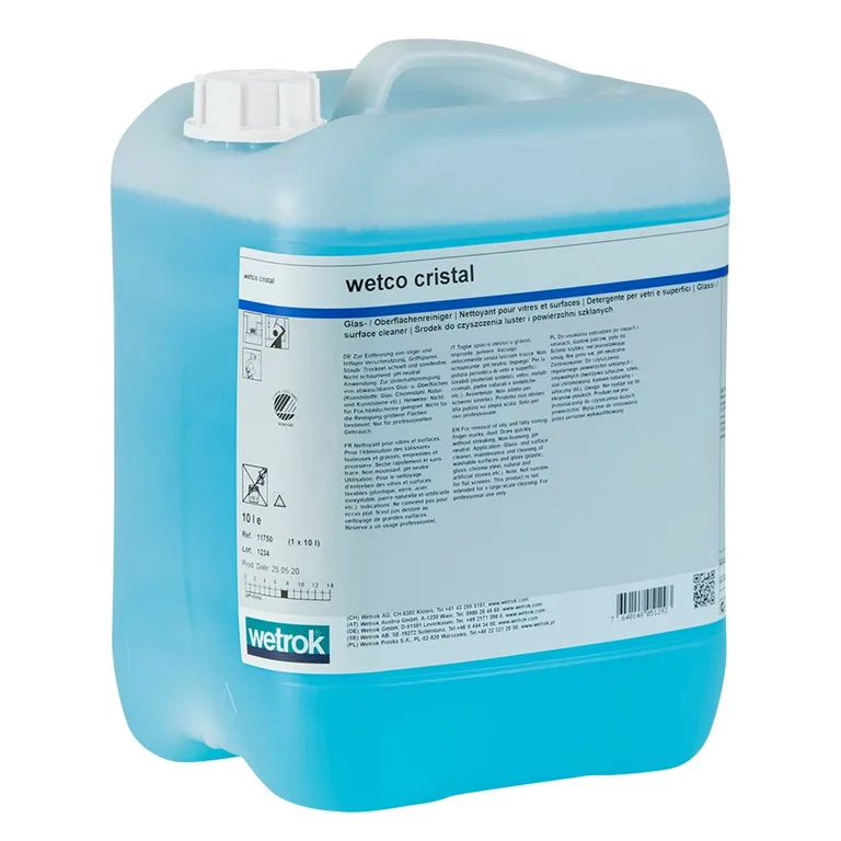 Wetco Cristal 10L klaasipuhastusvahend