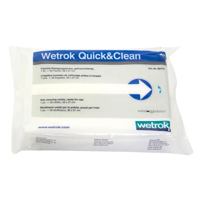 Niisked puhastuslapid Wetrok QuickClean 20tk/pk, 38x27cm